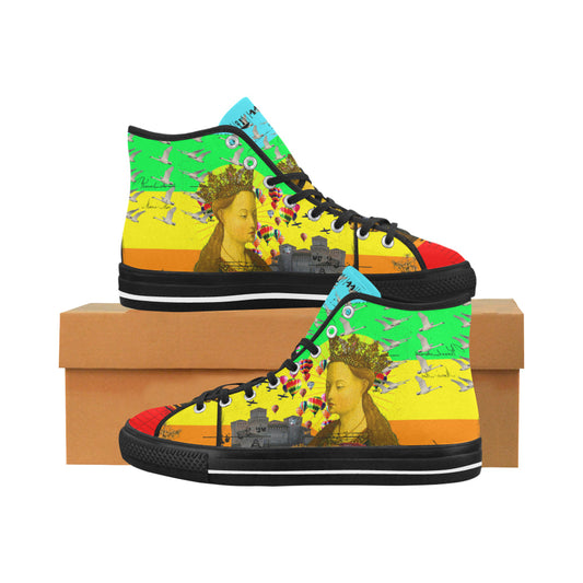 PRAYER Men's All Over Print Canvas Sneakers