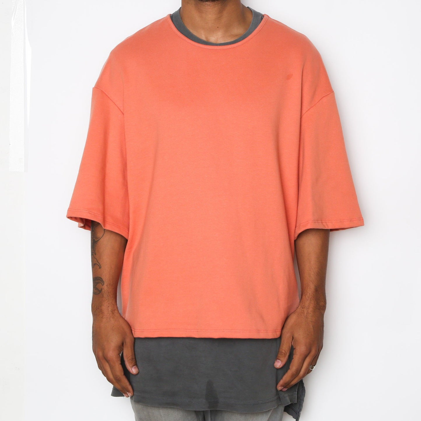 Peach Slouch tee