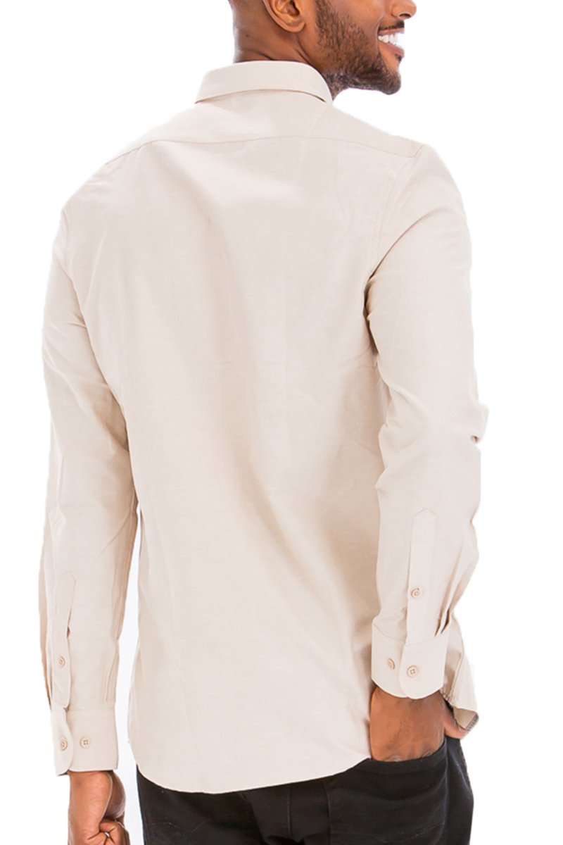 SIGNATURE LONG SLEEVE BUTTON DOWN SHIRT