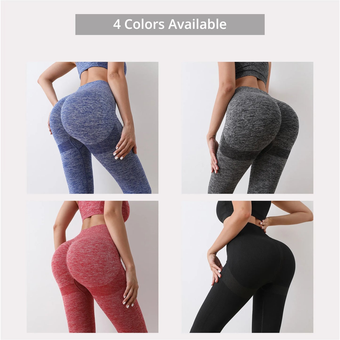 Women Butt Lifting Yoga Leggings Elastic Workout High Waist Tummy