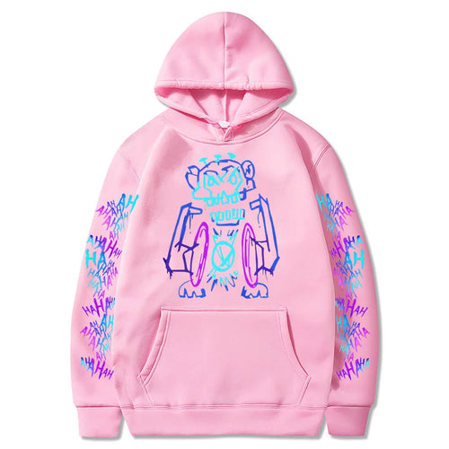 Arcane Jinx Hoodies Hot Anime Monkey Graffiti Sweatshirt Unisex Two