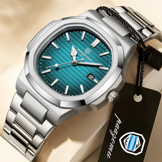 PAAZOMU Luxury Man Watch Business Waterproof Male Clock Luminous Date