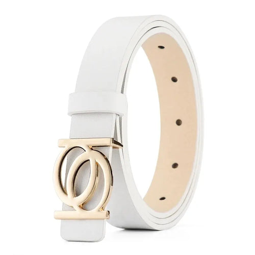 New Women's Belt Fashion Golden Buckle Belt Leisure Personalized