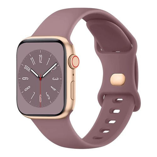 Soft Silicone Band for Apple Watch 9 8 7 6 5 4 3SE Strap Bracelet for