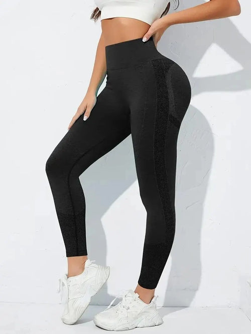 Yoga Sport Women Fitness Seamless Workout Leggings Fashion Push Up