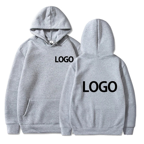 Customized Printed Men Women Hoodie Loose Casual Clothing Fashion Long