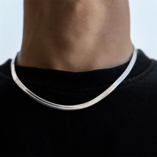 Hip Hop Snake Chain Necklace for Men New Fashion Stainless Steel