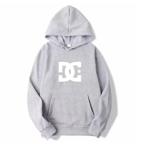 DC Letter Men's Hoodie Men's and Women's Fashion Simple Long Sleeve