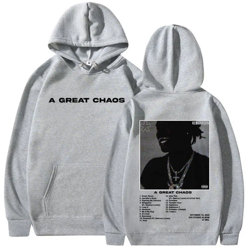 Rapper Ken Carson A Great Chaos Album Hoodies Men Women Fashion