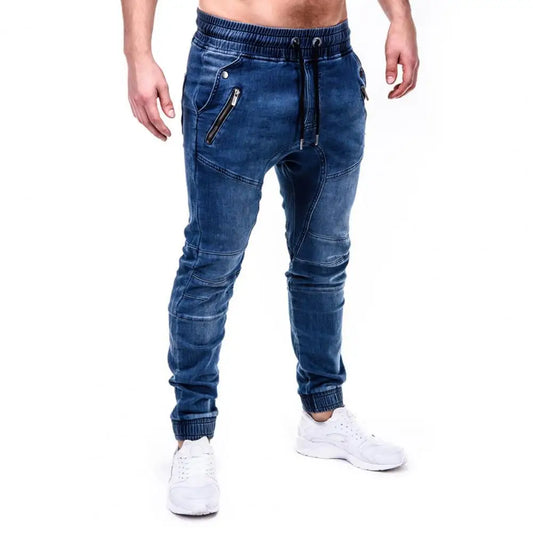 Men's Outdoor Summer Riding Jeans Motorpoof Jeans Skinny Jeans Fashion