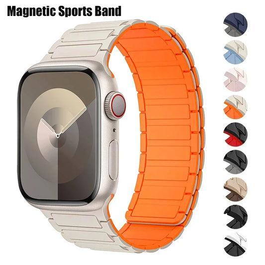 Magnetic Sports Band for Apple Watch Ultra 2 49mm 45mm 44mm 42mm 38 40