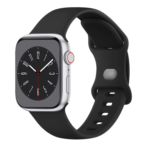 Soft Silicone Band for Apple Watch 9 8 7 6 5 4 3SE Strap Bracelet for