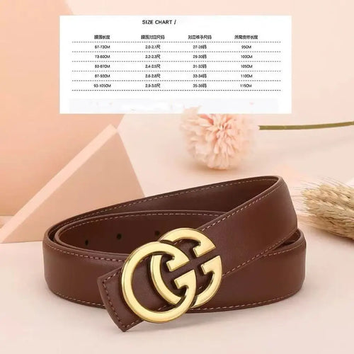 PU Leather Belt Women's Leather Boots Decorated Winter Jeans Fashion