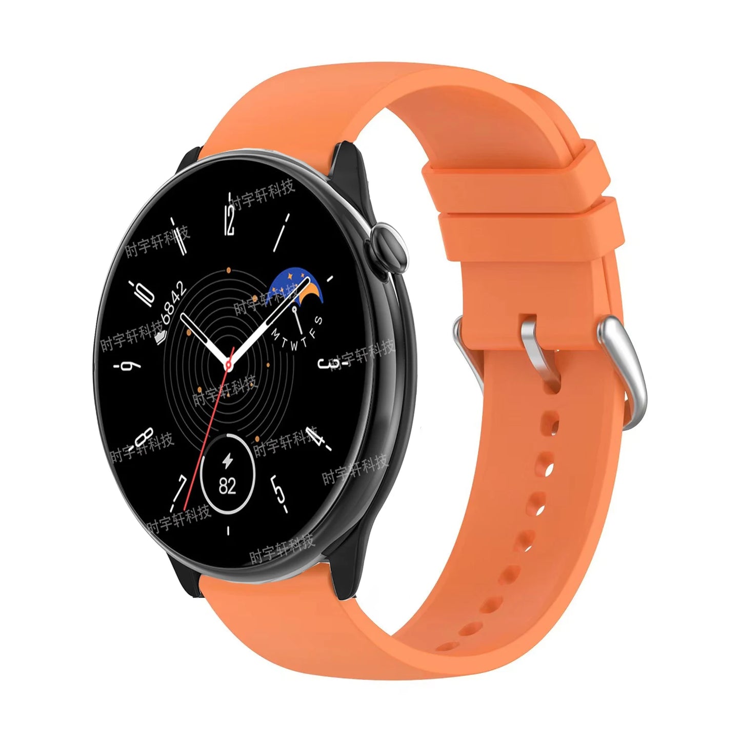 For Amazfit Bip 3 Pro/S Lite/U Pro/GTR 42mm Correa 20mm Silicone Band