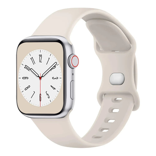 Soft Silicone Band for Apple Watch 9 8 7 6 5 4 3SE Strap Bracelet for