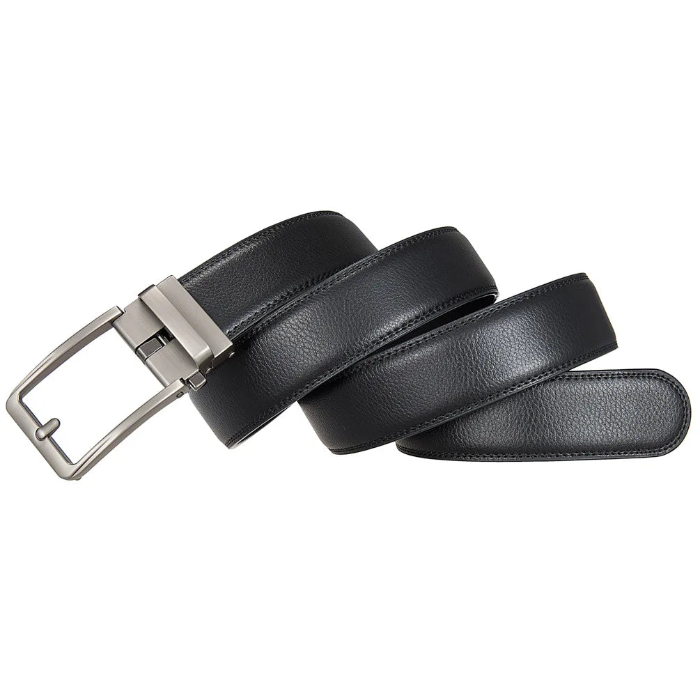 Genuine Leather Click Belts for Men Luxury Brand Designer Fashion