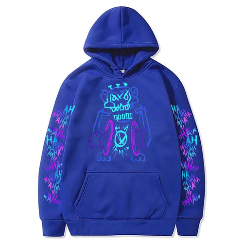 Arcane Jinx Hoodies Hot Anime Monkey Graffiti Sweatshirt Unisex Two