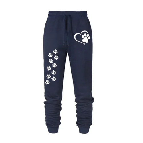 Women's Cat's Paw Printed Sweatpants High Quality Fitness Pants