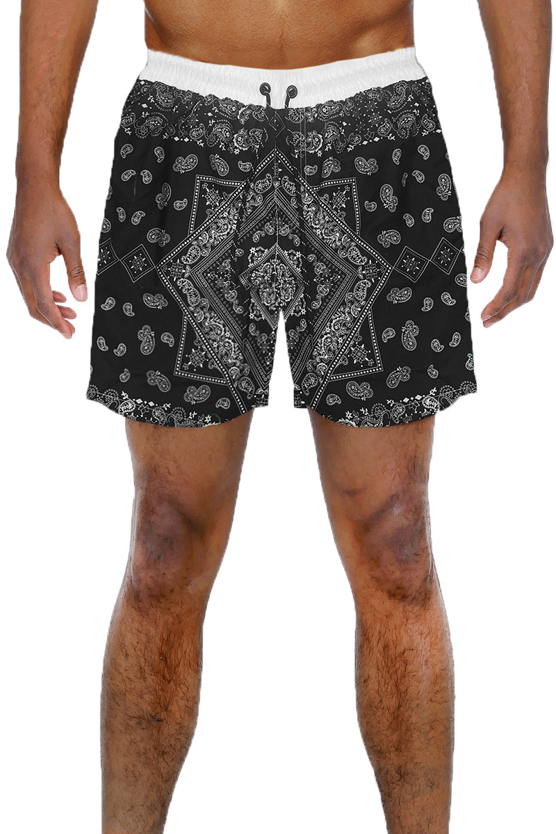 Paisley Print Swim Shorts