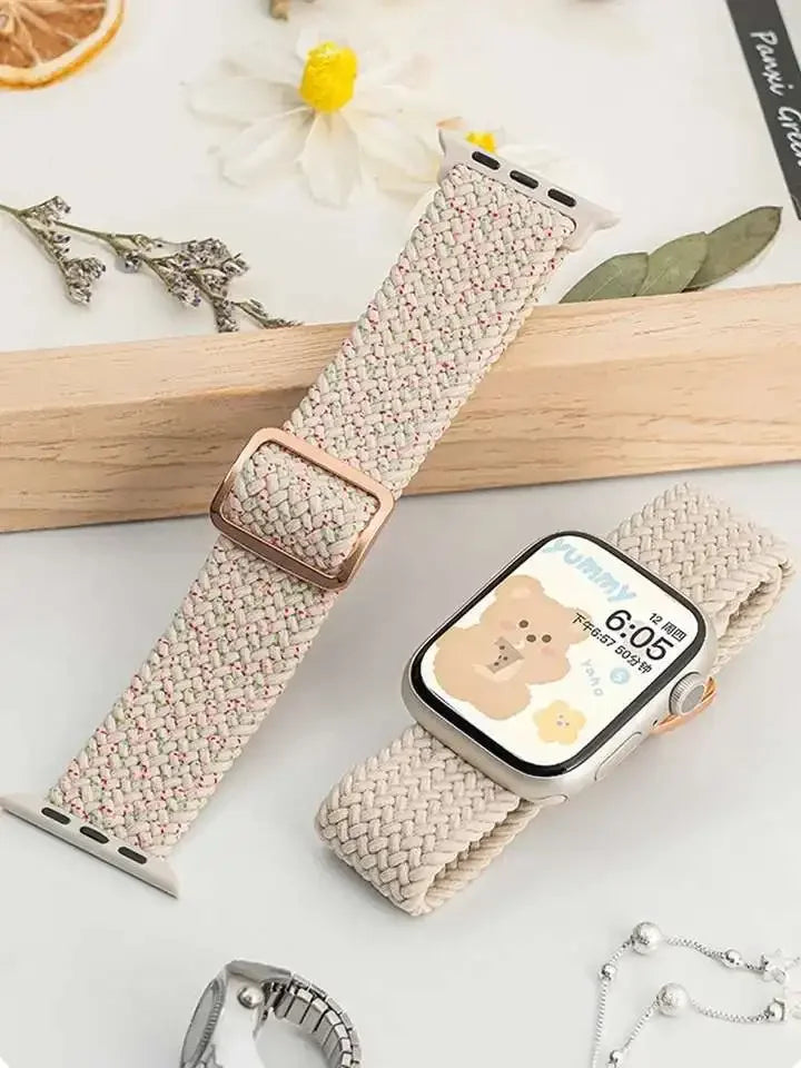 For Apple watch band 44mm 40mm 45mm 49mm 41mm 45 mm correa Braided