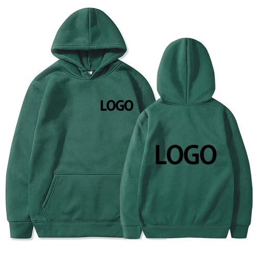 Customized Printed Men Women Hoodie Loose Casual Clothing Fashion Long