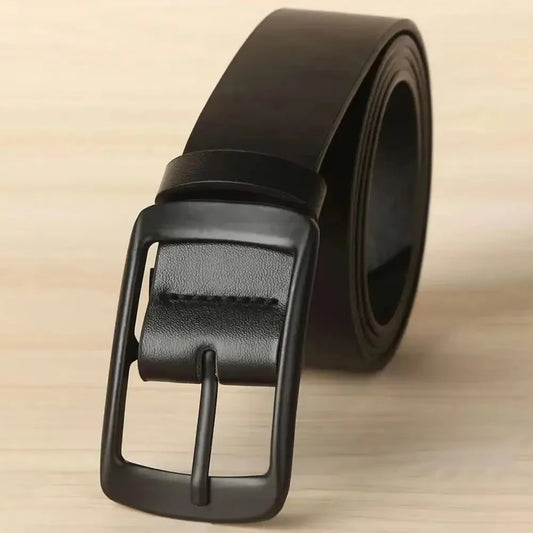 1pcs Men's Belt Classic Fashion PU Leather Belt High End Authentic