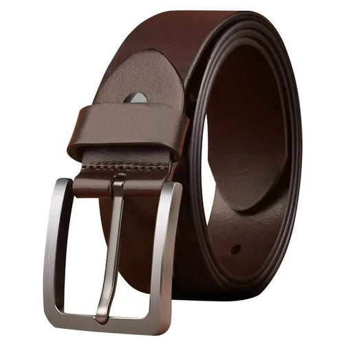 Men's Belt Business Luxury Designer Brand PU Leather Belts Jeans Pin