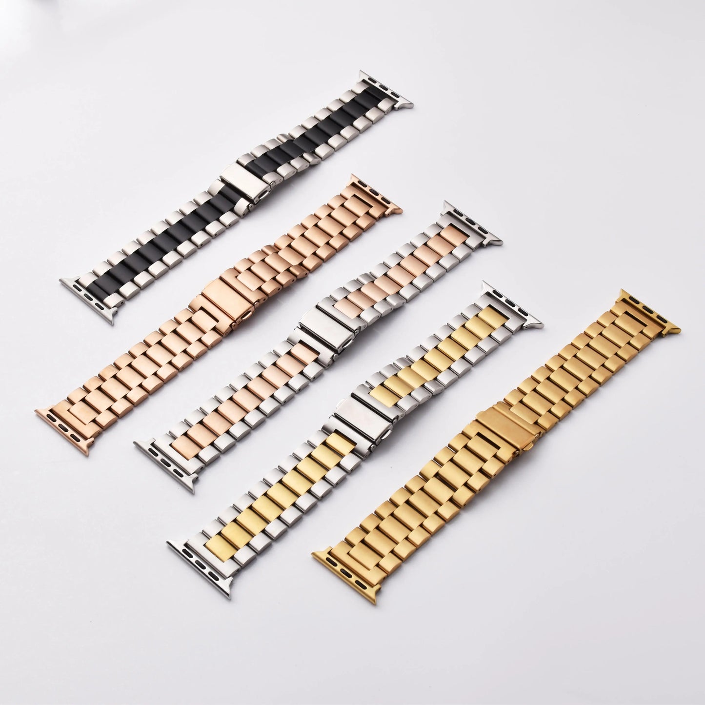 stainless steel strap for apple watch band 38/42mm 41mm 40/44mm 45mm