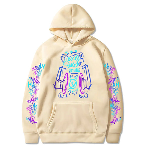 Arcane Jinx Hoodies Hot Anime Monkey Graffiti Sweatshirt Unisex Two