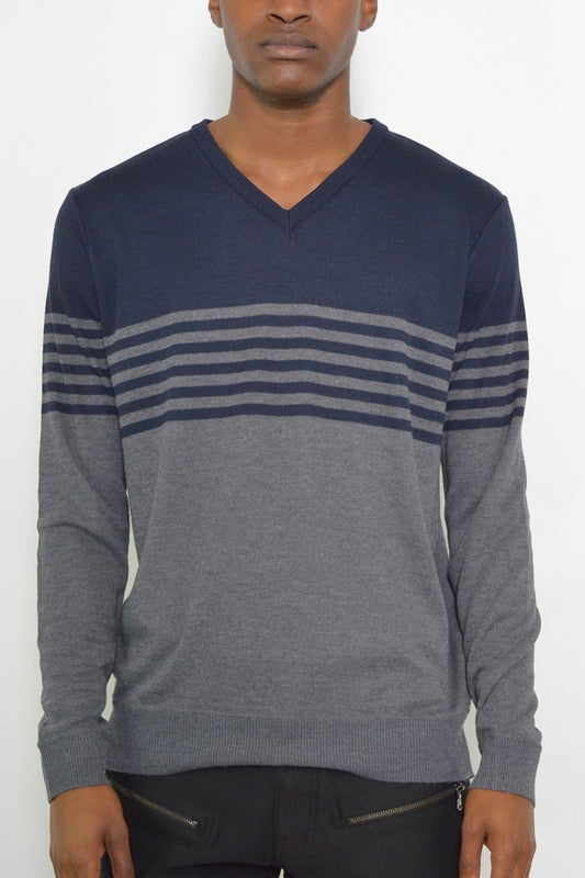 TWO TONE SWEATER NR2009