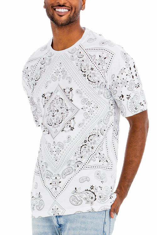 Paisley Print Tshirt