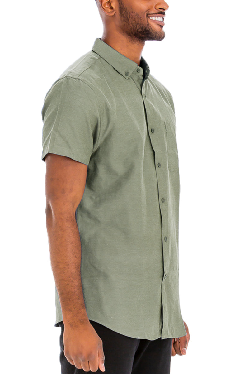 SIGNATURE SHORT SLEEVE BUTTON DOWN SHIRT