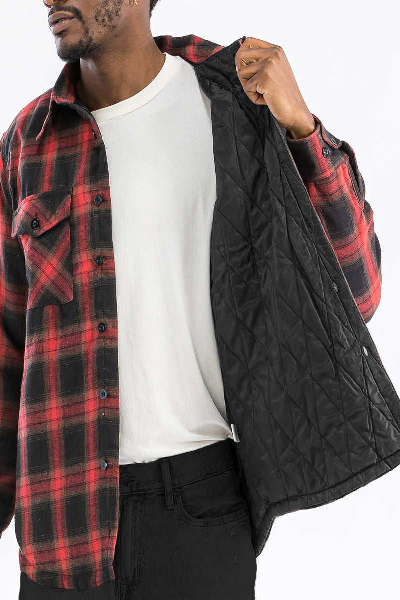 Quilted Flannel Shirt