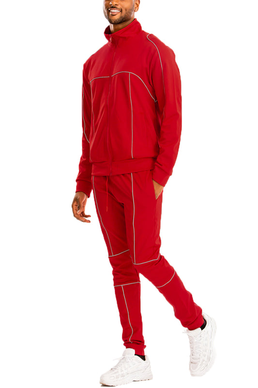 Reflective Piping Detailed Track Suit