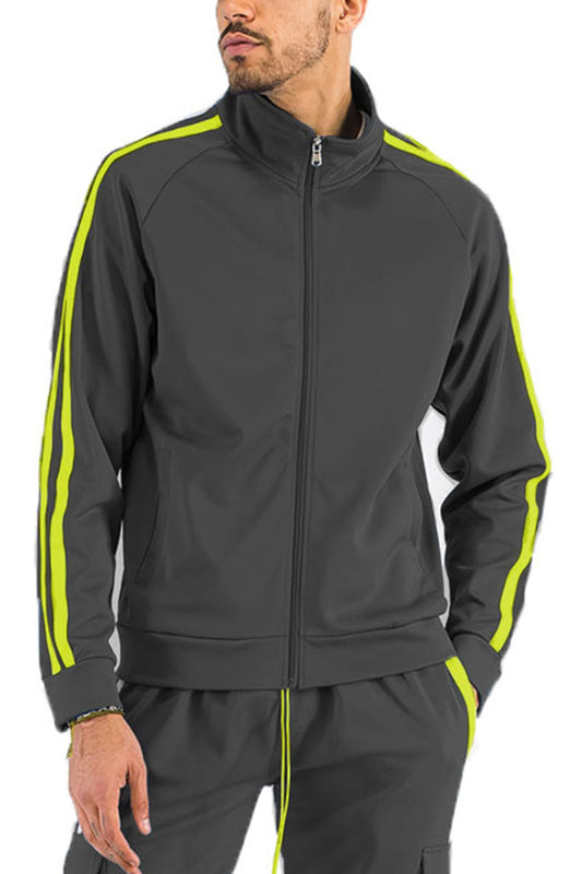 Two Stripe Zip Up Track Jacket