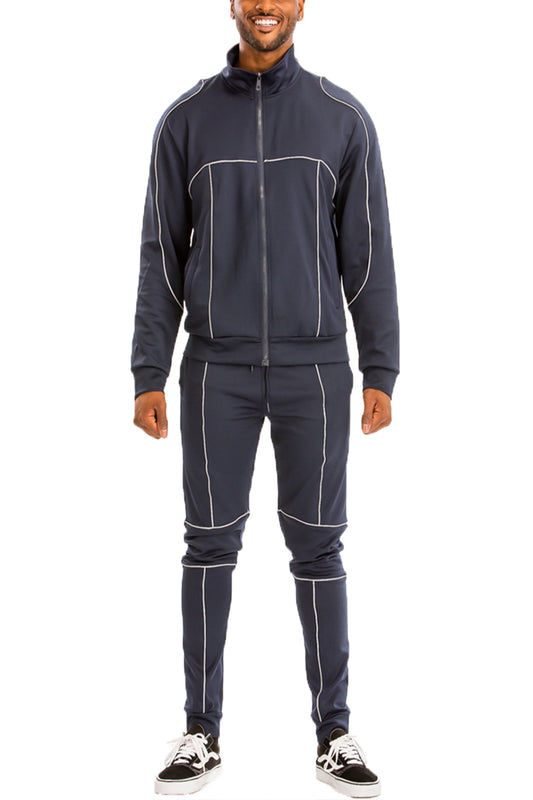 Reflective Piping Detailed Track Suit