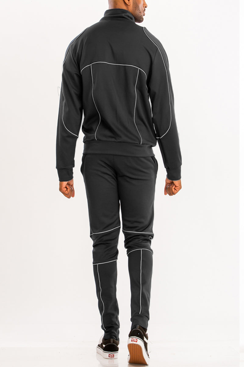 Reflective Piping Detailed Track Suit