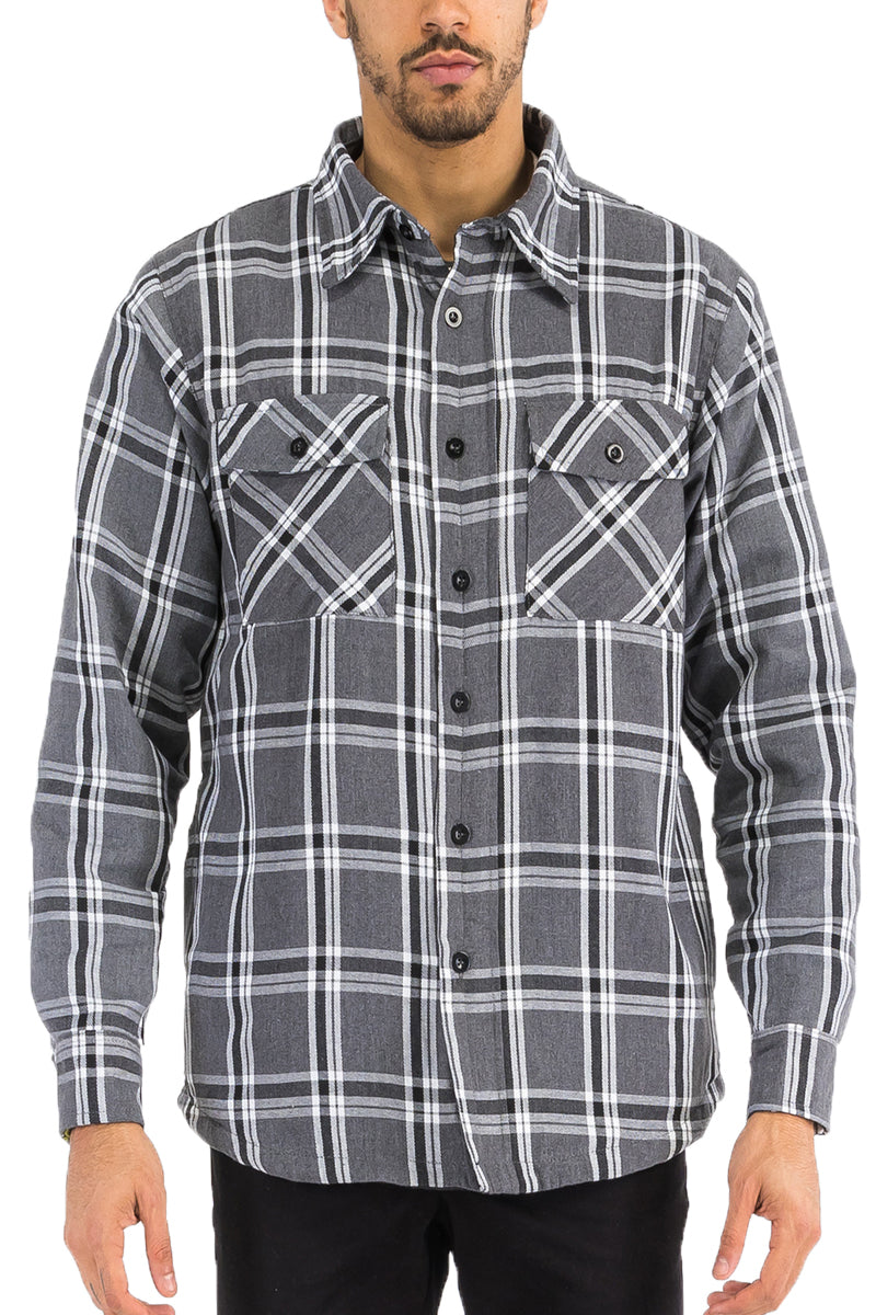 Quilted Flannel Shirt