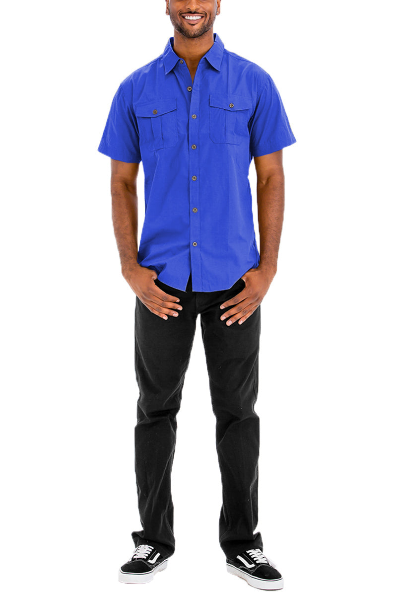 TWO POCKET BUTTON DOWN SHIRT