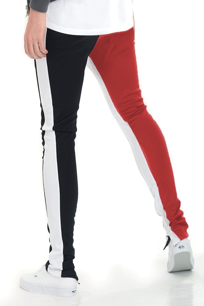 SLICE TRACK PANTS- BK/RED