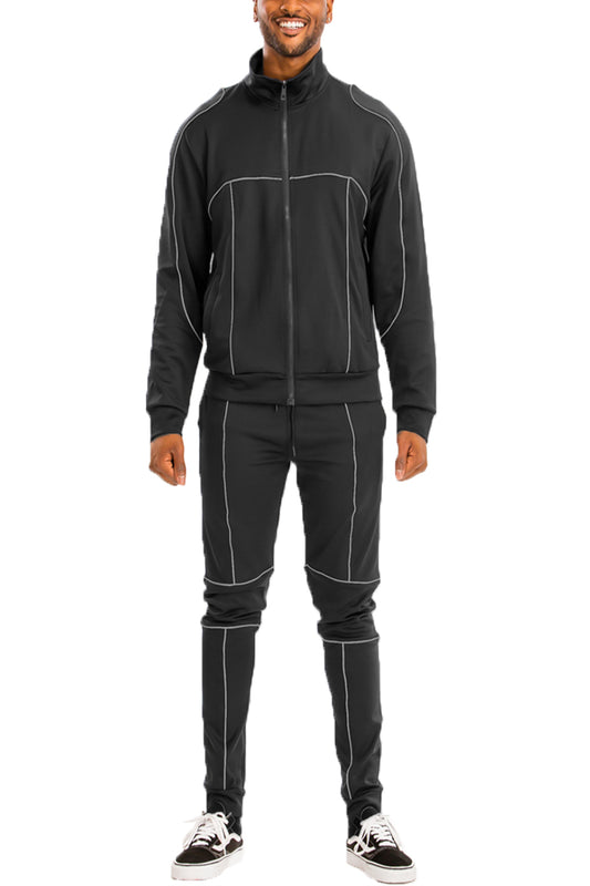 Reflective Piping Detailed Track Suit