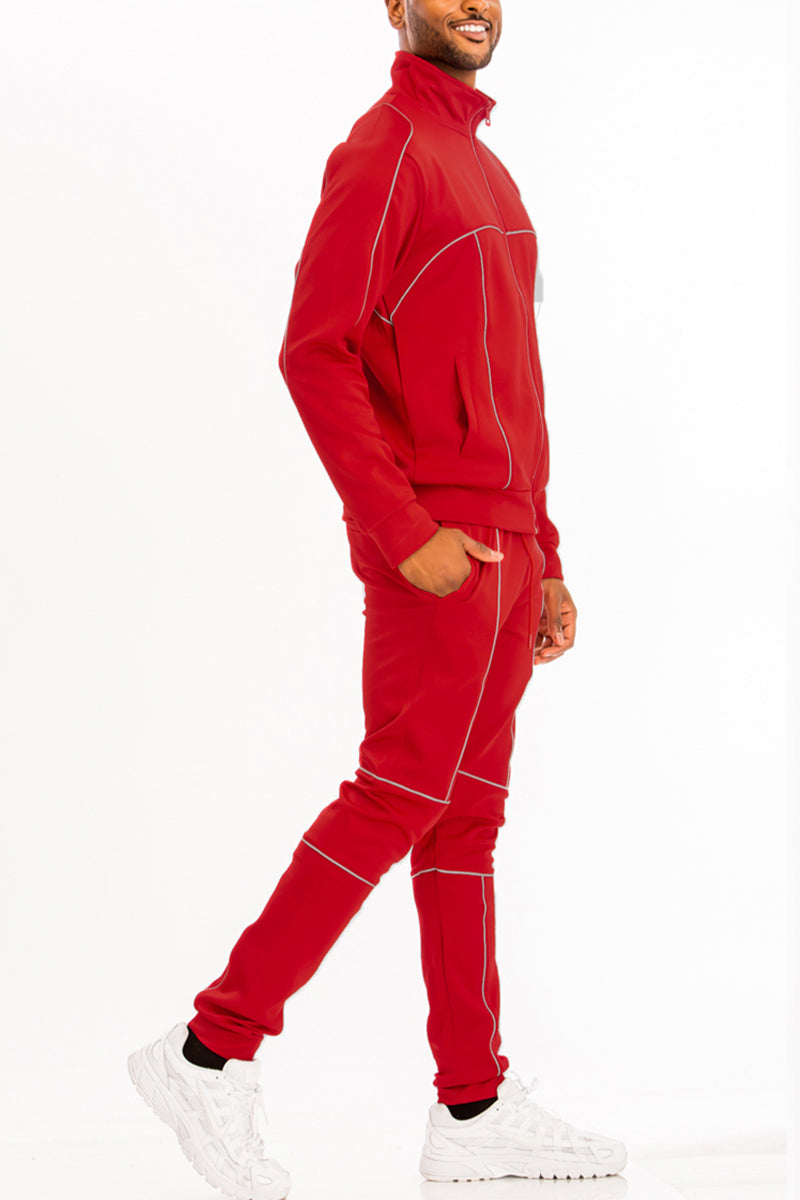 Reflective Piping Detailed Track Suit