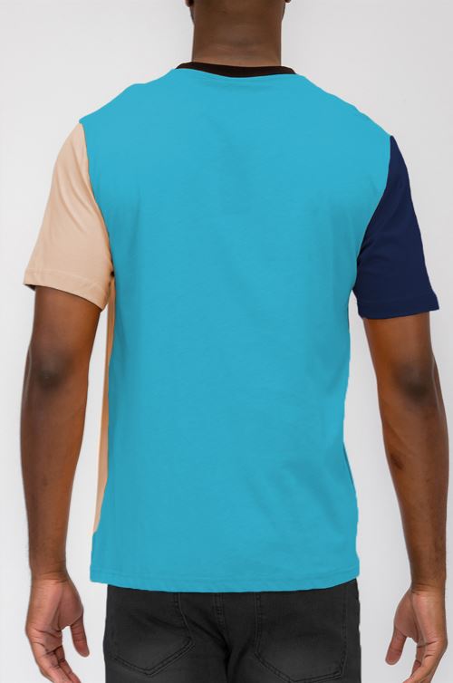 VERTICAL COLOR BLOCK TSHIRT