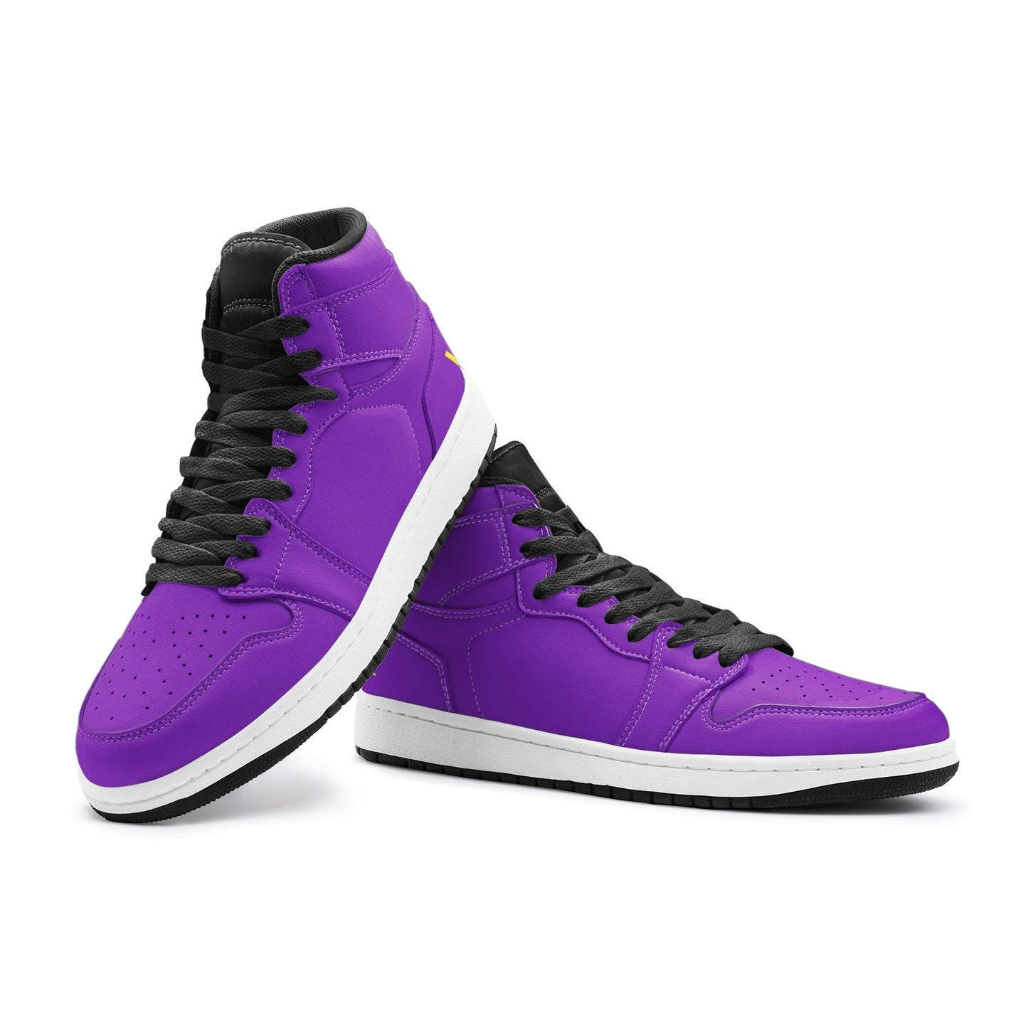 VIPER HIP HOP SHOES High Top Style 55TO Dark Purple Sneakers